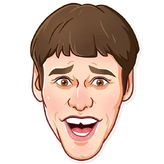 😃-Jim Carrey, Telegram Sticker