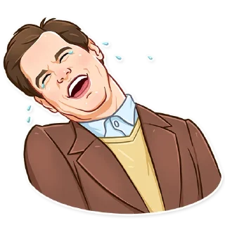 😂-Jim Carrey, Telegram Sticker