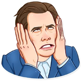 😬-Jim Carrey, Telegram Sticker