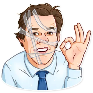 👌-Jim Carrey, Telegram Sticker