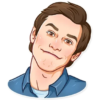 🙂-Jim Carrey, Telegram Sticker