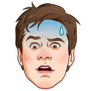 😨-Jim Carrey, Telegram Sticker