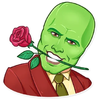 🌹-Jim Carrey, Telegram Sticker