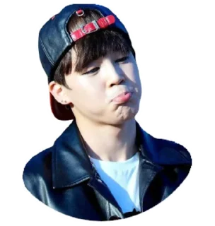☹️-Jimin, Telegram Sticker