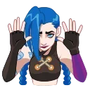 👋-Jinx, Telegram Sticker