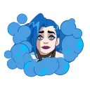 😘-Jinx, Telegram Sticker