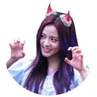 😈-Jisoo, Telegram Sticker