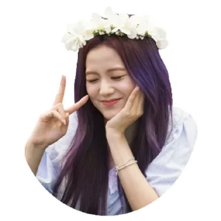 ✌-Jisoo, Telegram Sticker