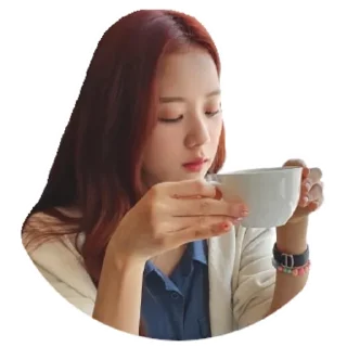 ☕️-Jisoo, Telegram Sticker