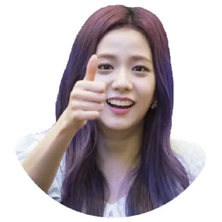 👍-Jisoo, Telegram Sticker