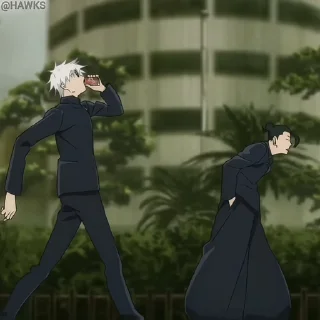 🚶‍♂️-Jujutsu Kaisen S2 (@TodorokiShouto), Telegram Sticker