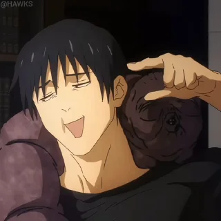 😅-Jujutsu Kaisen S2 (@TodorokiShouto), Telegram Sticker
