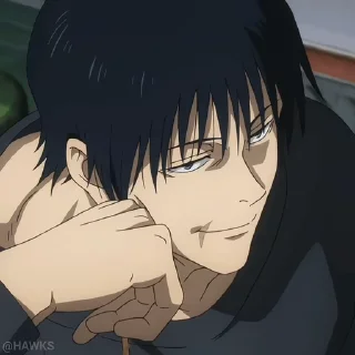 😏-Jujutsu Kaisen S2 (@TodorokiShouto), Telegram Sticker