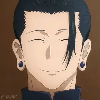 😌-Jujutsu Kaisen S2 (@TodorokiShouto), Telegram Sticker