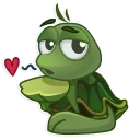 😘-Sad Turtle Joe, Telegram Sticker