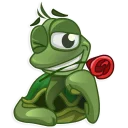 😉-Sad Turtle Joe, Telegram Sticker