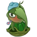 🤒-Sad Turtle Joe, Telegram Sticker