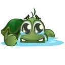 😭-Sad Turtle Joe, Telegram Sticker