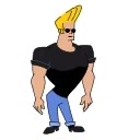 😧-Johnny Bravo, Telegram Sticker