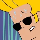 😬-Johnny Bravo, Telegram Sticker