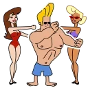 🕺-Johnny Bravo, Telegram Sticker