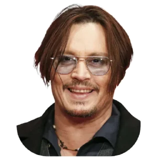😂-Johnny Depp, Telegram Sticker