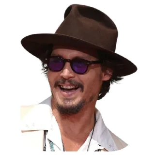 🤣-Johnny Depp, Telegram Sticker