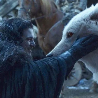 ❄️-Jon Snow(Kit), Telegram Sticker