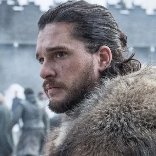 ❄️-Jon Snow(Kit), Telegram Sticker