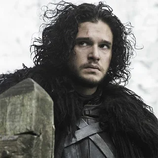 ❄️-Jon Snow(Kit), Telegram Sticker