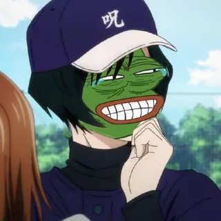 😂-jujutsu pepe @Toji_sama, Telegram Sticker