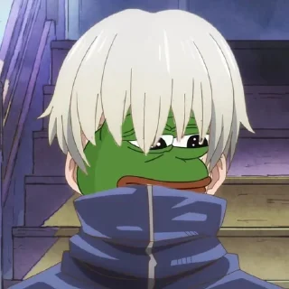 😐-jujutsu pepe @Toji_sama, Telegram Sticker