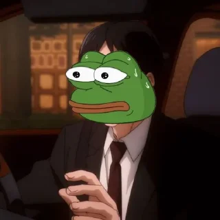 😰-jujutsu pepe @Toji_sama, Telegram Sticker