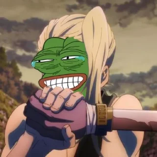 😂-jujutsu pepe @Toji_sama, Telegram Sticker
