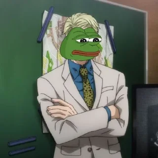 😐-jujutsu pepe @Toji_sama, Telegram Sticker