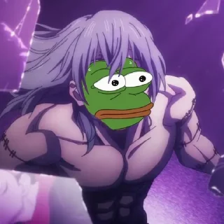 😳-jujutsu pepe @Toji_sama, Telegram Sticker