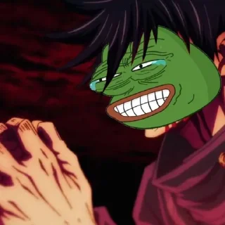 😂-jujutsu pepe @Toji_sama, Telegram Sticker
