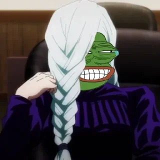 😂-jujutsu pepe @Toji_sama, Telegram Sticker