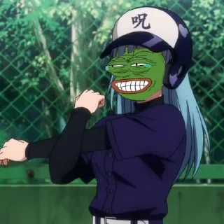 😂-jujutsu pepe @Toji_sama, Telegram Sticker