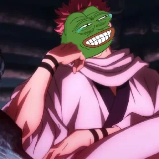 😂-jujutsu pepe @Toji_sama, Telegram Sticker