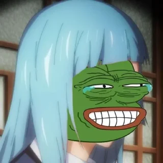 😂-jujutsu pepe @Toji_sama, Telegram Sticker