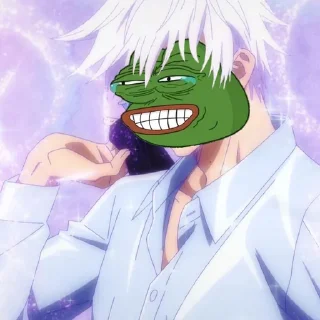😂-jujutsu pepe @Toji_sama, Telegram Sticker
