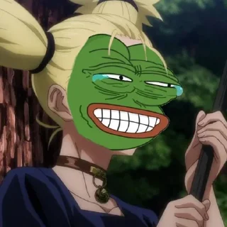 😂-jujutsu pepe @Toji_sama, Telegram Sticker