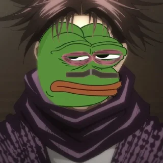 😒-jujutsu pepe @Toji_sama, Telegram Sticker