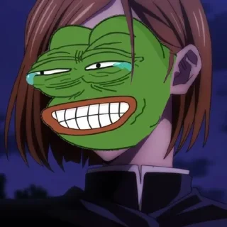 😂-jujutsu pepe @Toji_sama, Telegram Sticker