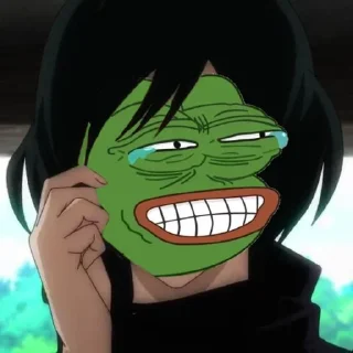😂-jujutsu pepe @Toji_sama, Telegram Sticker