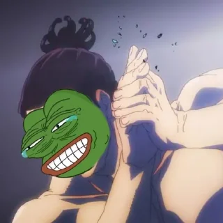 😂-jujutsu pepe @Toji_sama, Telegram Sticker