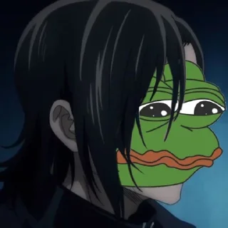 😭-jujutsu pepe @Toji_sama, Telegram Sticker