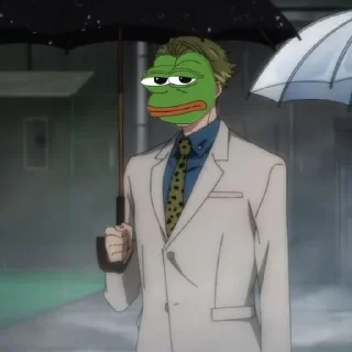 😐-jujutsu pepe @Toji_sama, Telegram Sticker