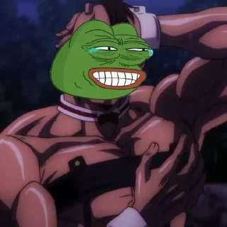😂-jujutsu pepe @Toji_sama, Telegram Sticker